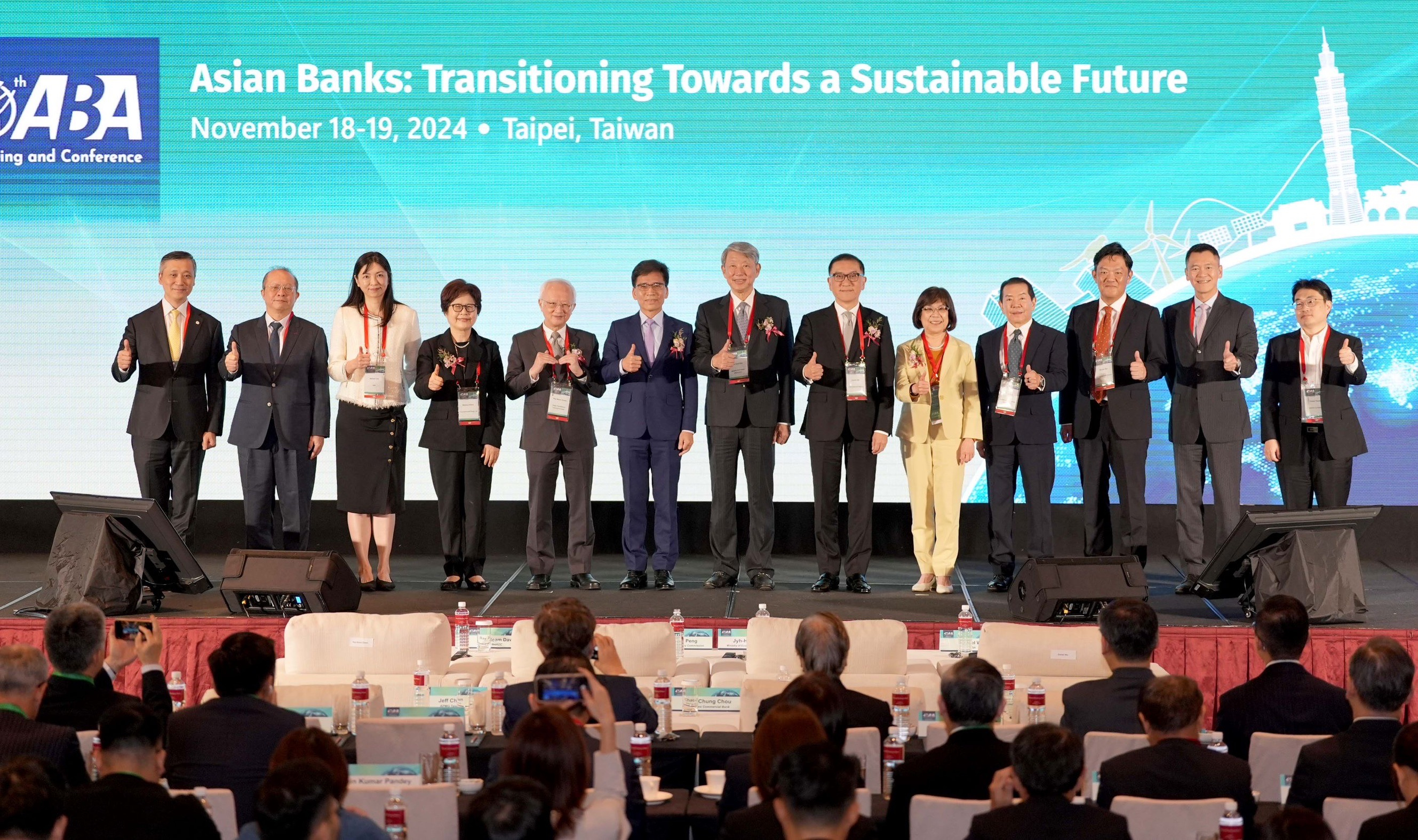 ABA General Meeting Kicks Off in Taipei with Over 20 Nations' Financial Leaders Unite to Discuss Sustainable Future Transition