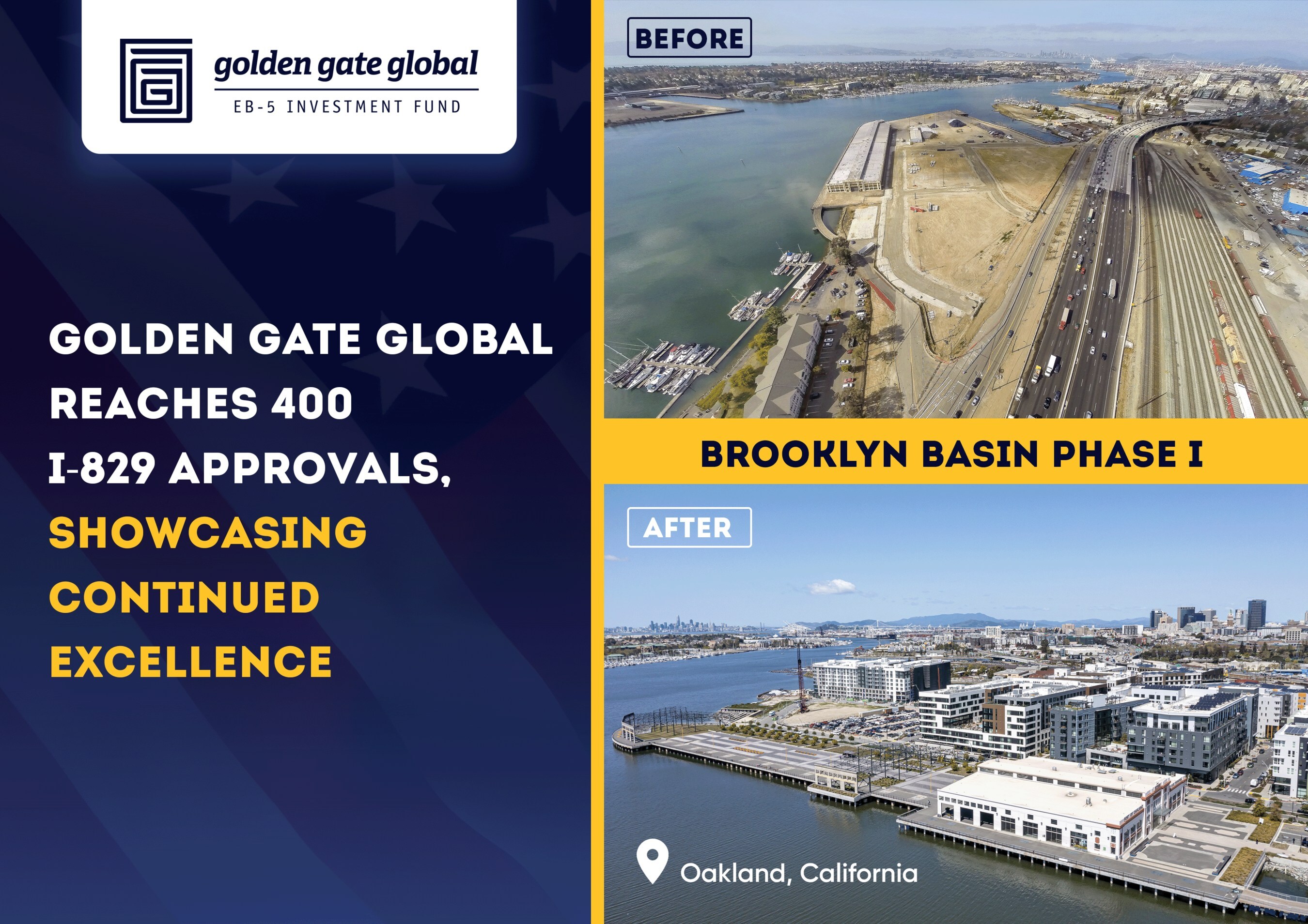 Golden Gate Global Reaches 400 I-829 Approvals, Showcasing Continued Excellence